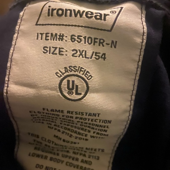 Ironwear Flame Resistant Coverall - Picture 4 of 4